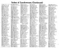 Index of County Landowners by Townships 4, Montgomery County 1949